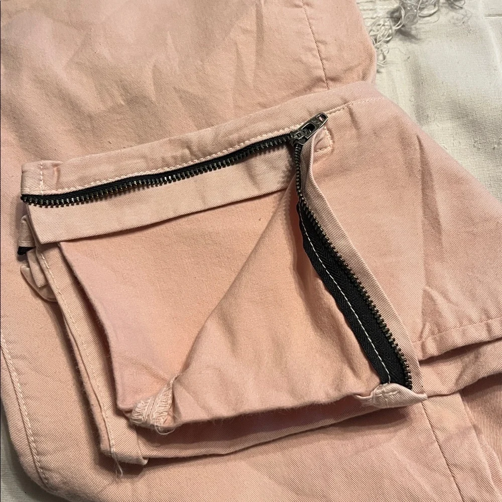RAG & BONE blush pink zipper Capri jeans size 28 like new